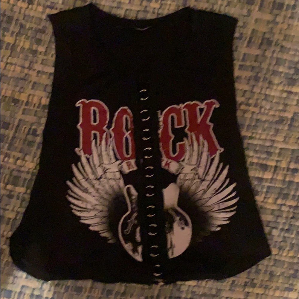 Papaya rock tank top